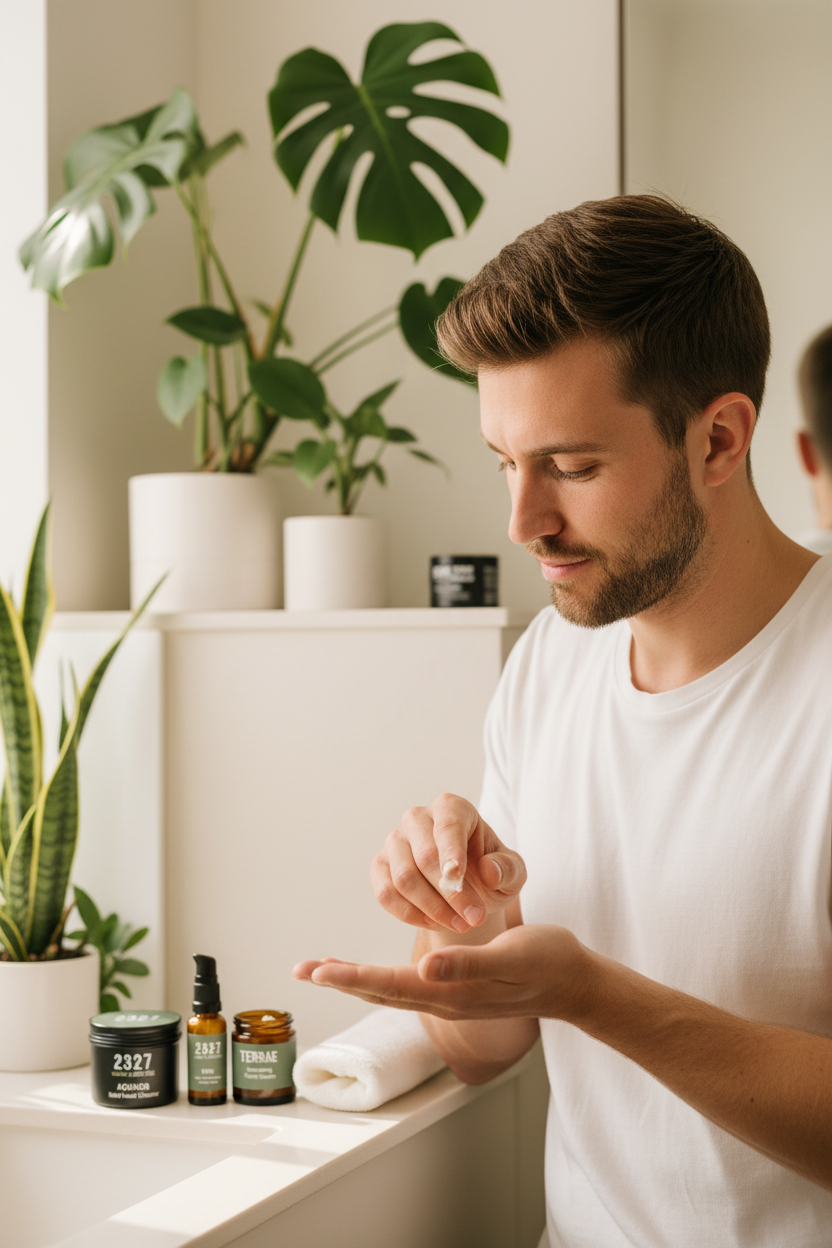 Rutina facial natural para hombre: guía completa para cuidar tu piel