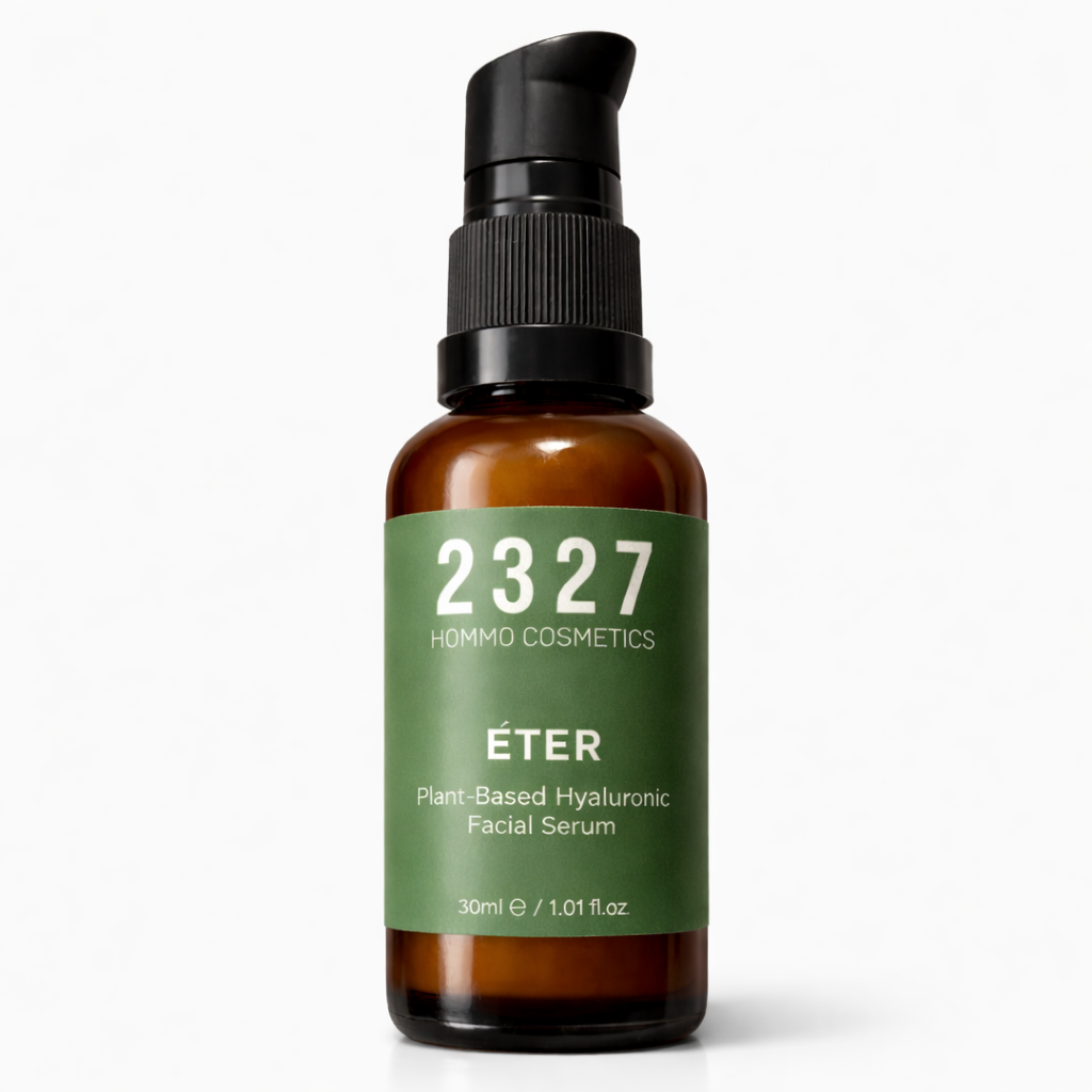 ÉTER · Sérum Facial Hombre con Ácido Hialurónico · Hidratación, Firmeza y Efecto Reafirmante · 30 ml