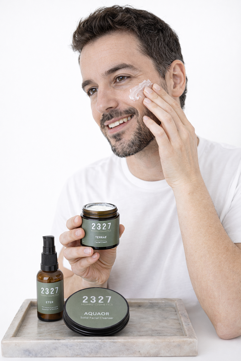 ELEMENTVM · Rutina Facial Hombre · Limpieza, Sérum e Hidratación Premium · 3 Productos