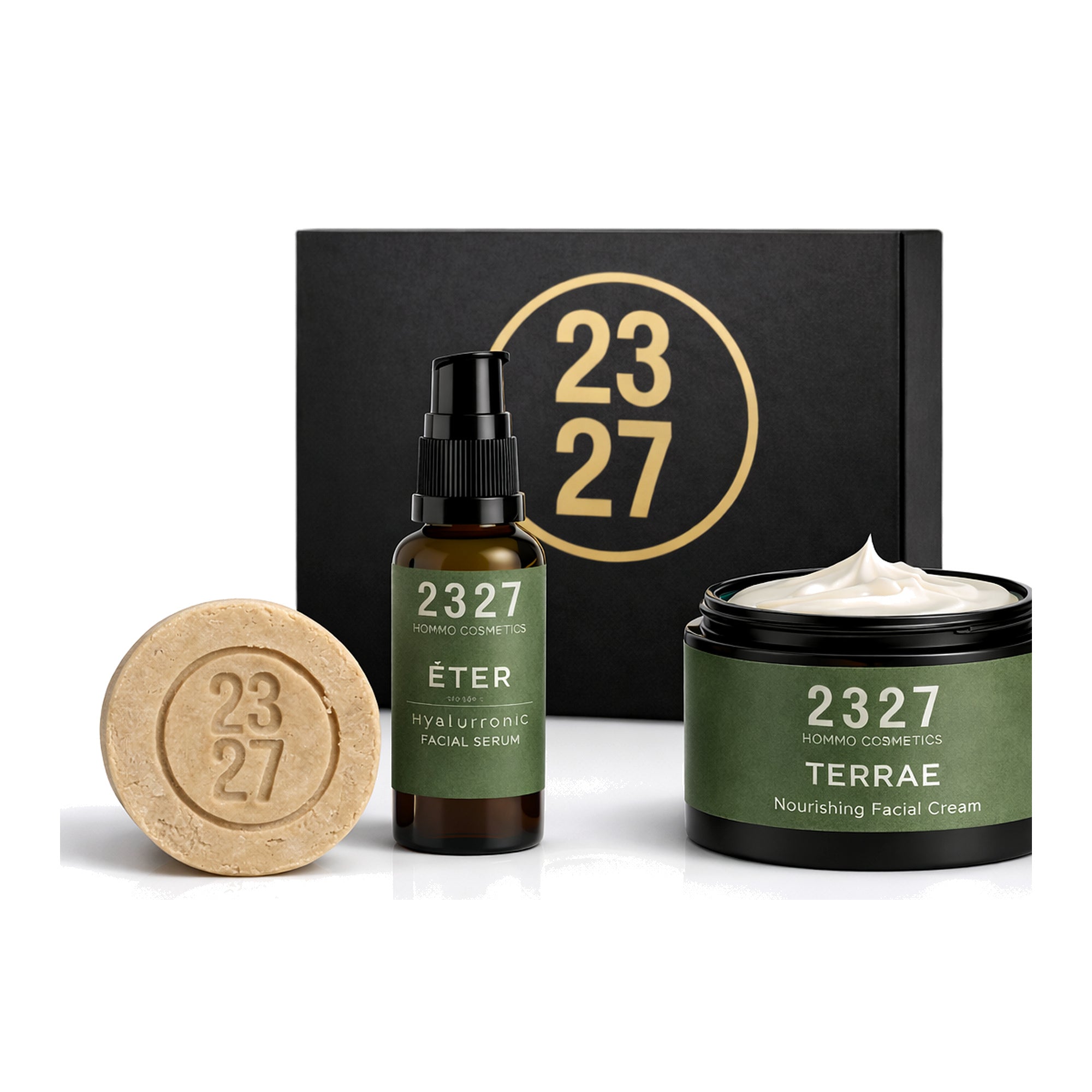 ELEMENTVM · Rutina Facial Hombre · Limpieza, Sérum e Hidratación Premium · 3 Productos